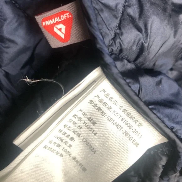 Abercrombie & Fitch Quilted Puffer Jacket —Medium— Blue - Picture 4 of 6